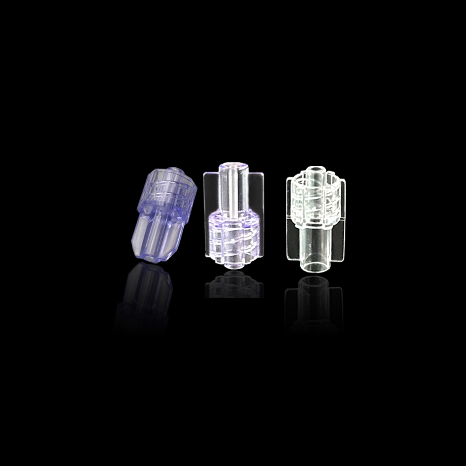 Medical Labs - 100 male Luer-lock connectors for Luer