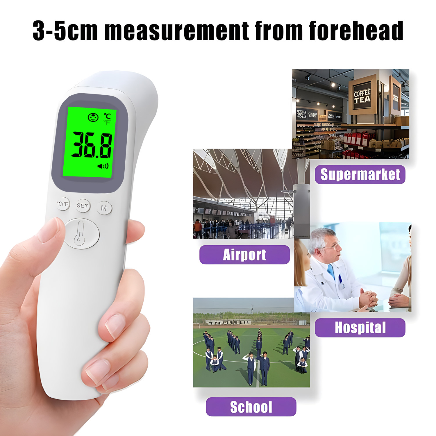 Medical Digital Non-Contact Th - огляд і ціна Digital Thermometer Infrared