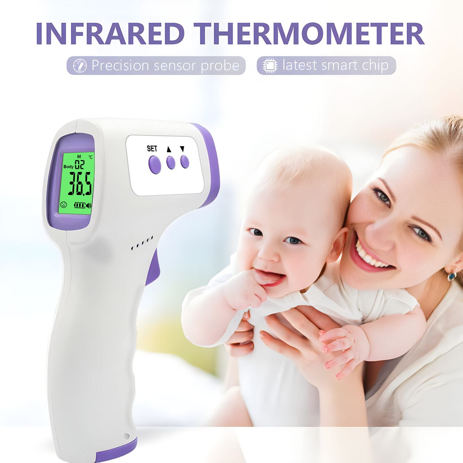 Portable Forehead Digital Ther - огляд і ціна Digital Thermometer Infrared