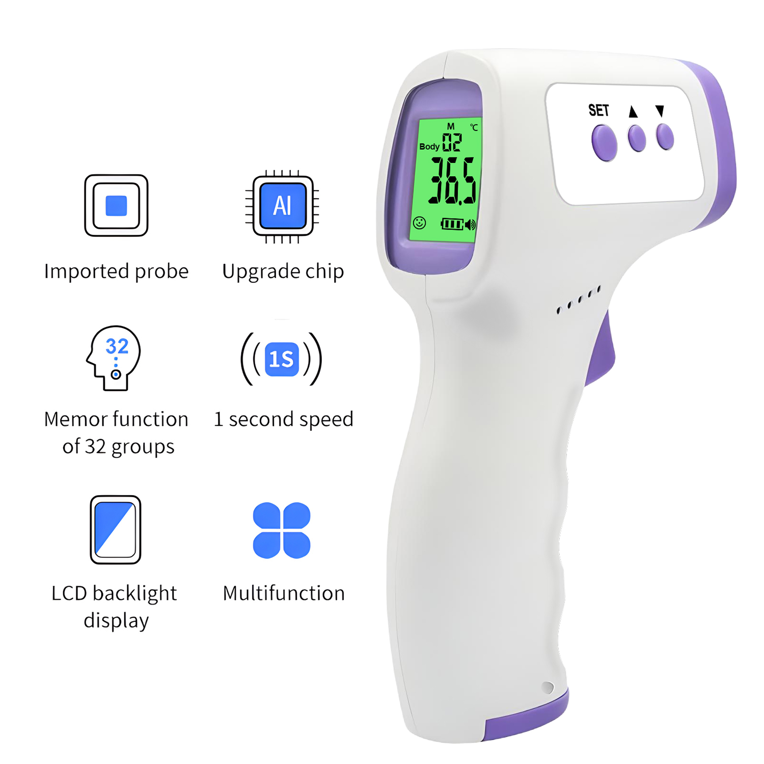 Household Outdoor Non-contact  - огляд і ціна Digital Thermometer Infrared