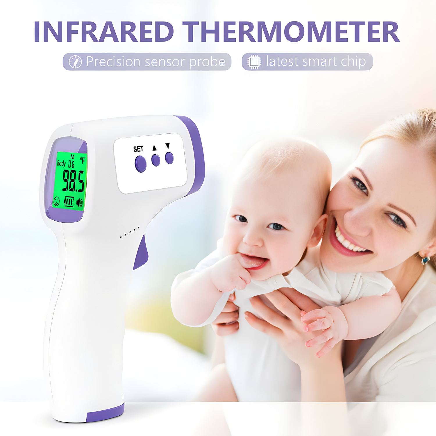 Household Outdoor Non-contact  - огляд і ціна Digital Thermometer Infrared